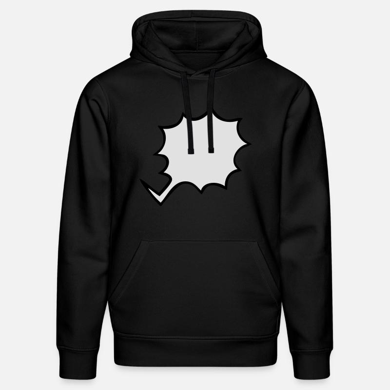 BD exclamation - Sweat à capuche bio DRUMMER Stanley/Stella Unisexe - noir