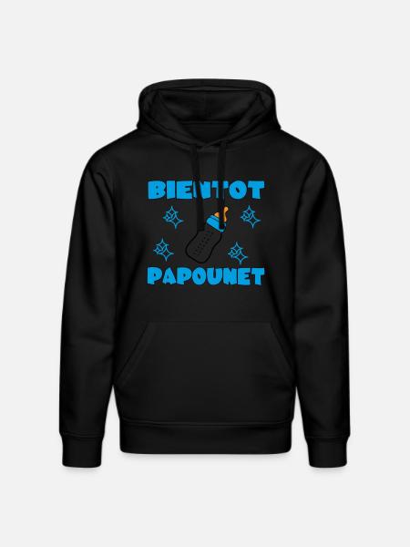 SOON DADDY - Stanley/Stella DRUMMER Unisex Organic Hoodie - black