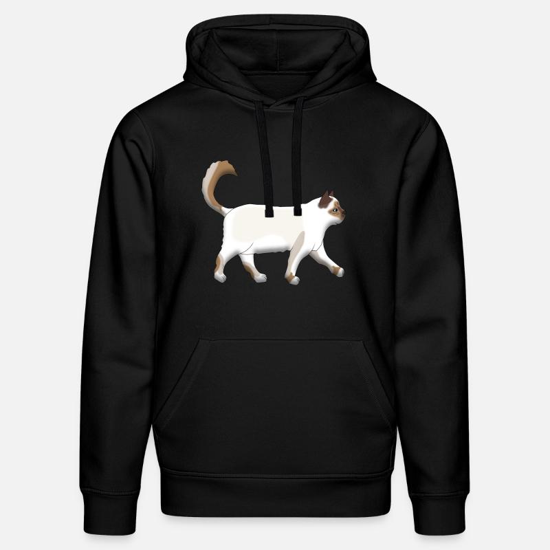 Sacred Birman goes - Sweat à capuche bio DRUMMER Stanley/Stella Unisexe - noir