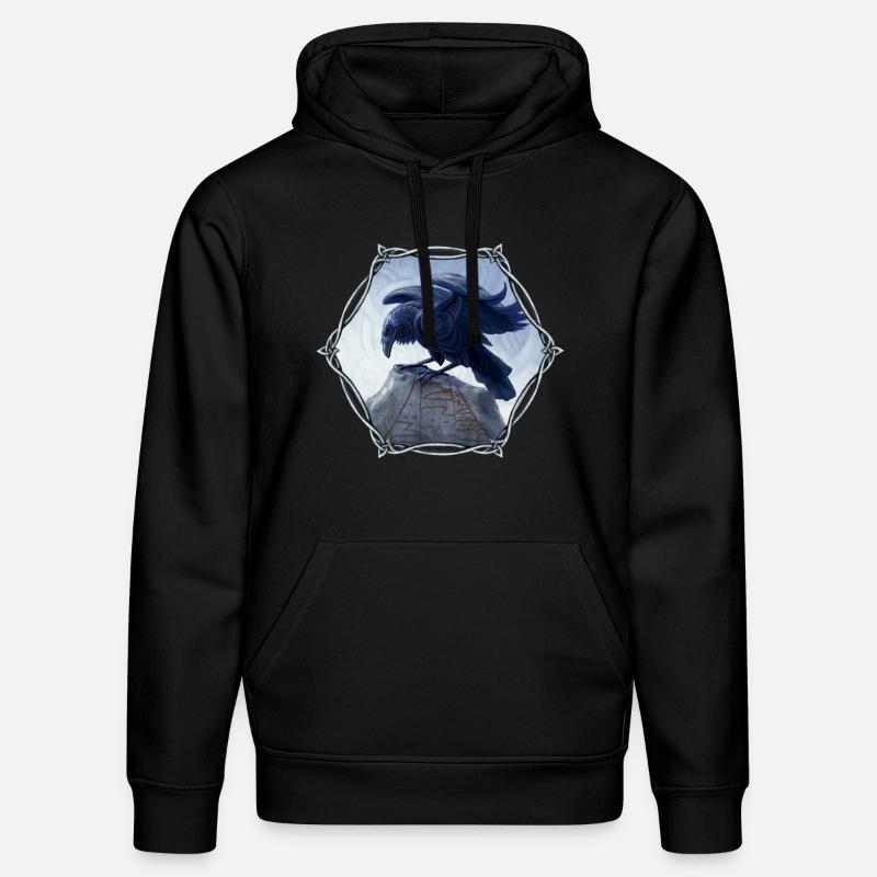Muninn - Stanley/Stella Unisex Bio-Hoodie DRUMMER - Schwarz