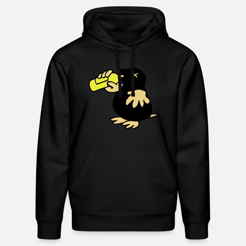 Mole Saufwurf - Sweat à capuche bio DRUMMER Stanley/Stella Unisexe - noir