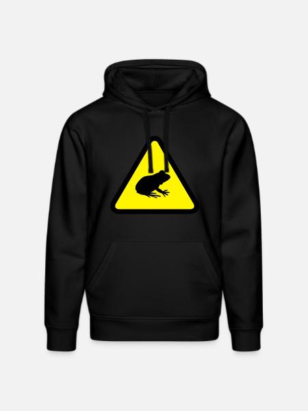 Attention Frog - Stanley/Stella DRUMMER Unisex Organic Hoodie - black