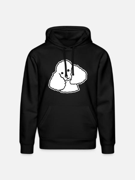 Pudel - Stanley/Stella Unisex Bio-Hoodie DRUMMER  - Schwarz