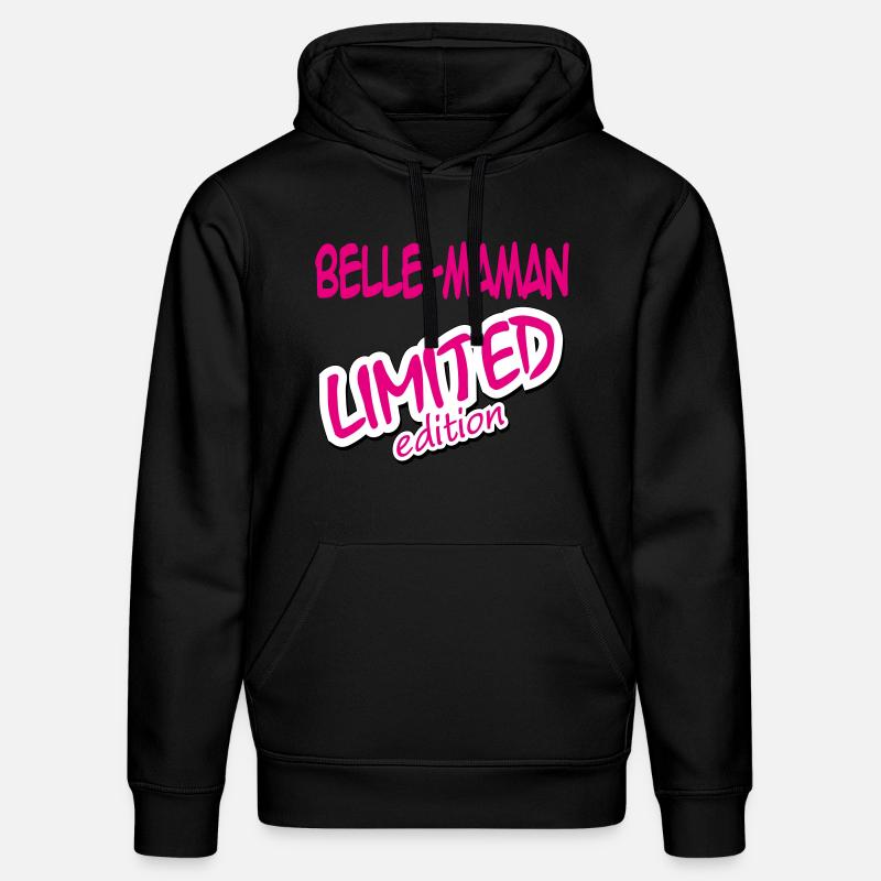 BELLE MAMAN LIMITED EDITION - Sweat à capuche bio DRUMMER Stanley/Stella Unisexe - noir