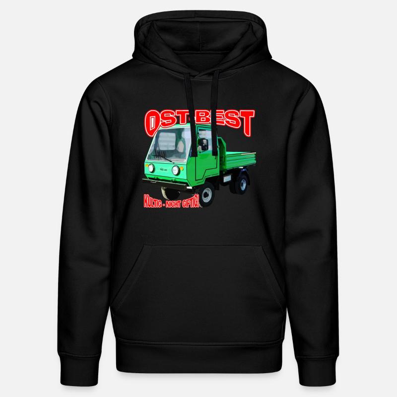 Multicar M25 bunt - Stanley/Stella Unisex Bio-Hoodie DRUMMER  - Schwarz