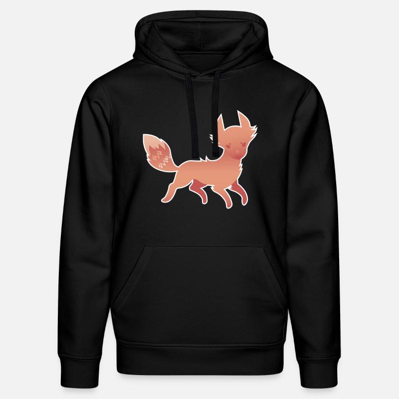 Fuchs - Stanley/Stella Unisex Bio-Hoodie DRUMMER  - Schwarz