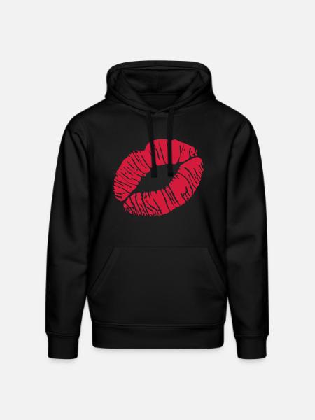 kussmund - Stanley/Stella Unisex Bio-Hoodie DRUMMER - Schwarz