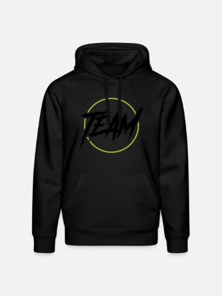 Team Circle - Stanley/Stella DRUMMER Unisex Organic Hoodie - black
