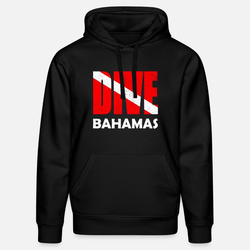 Plongée Bahamas - Karibik - Caraïbes - Antilles - Sweat à capuche bio DRUMMER Stanley/Stella Unisexe - noir