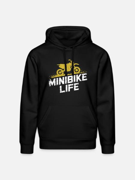 Small bikes, big passion - Stanley/Stella DRUMMER Unisex Organic Hoodie - black