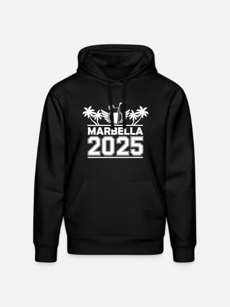 Marbella 2025 - Stanley/Stella Unisex Bio-Hoodie DRUMMER  - Schwarz