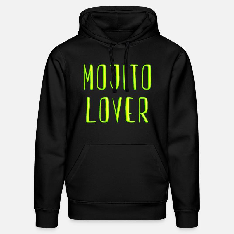 Amateur de mojito - Sweat à capuche bio DRUMMER Stanley/Stella Unisexe - noir