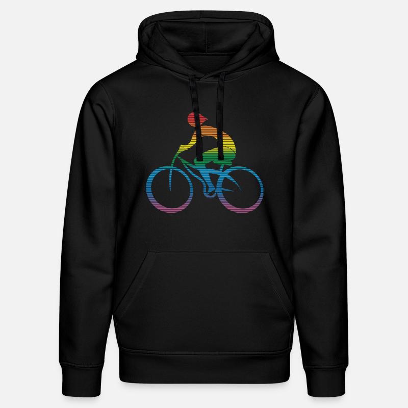 Radfahrer - Stanley/Stella Unisex Bio-Hoodie DRUMMER  - Schwarz