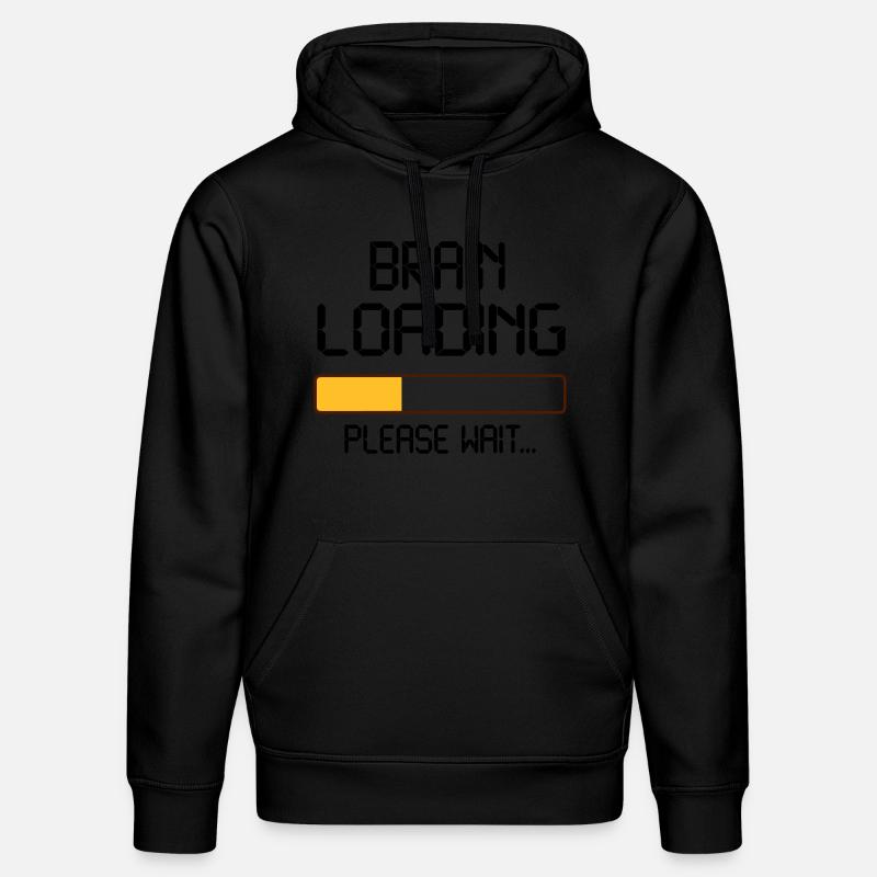 brain loading - Stanley/Stella Unisex Bio-Hoodie DRUMMER  - Schwarz