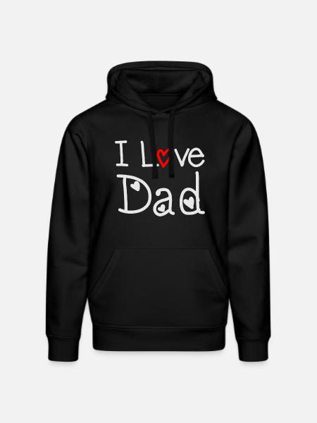 Dad - Stanley/Stella DRUMMER Unisex Organic Hoodie - black