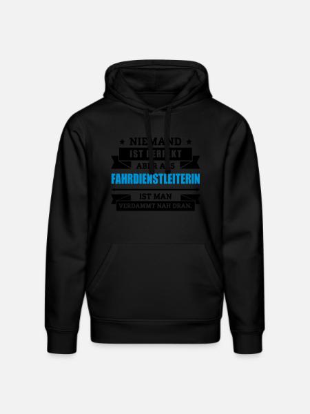 Fun Fahrdienstleiterin - Stanley/Stella Unisex Bio-Hoodie DRUMMER - Schwarz