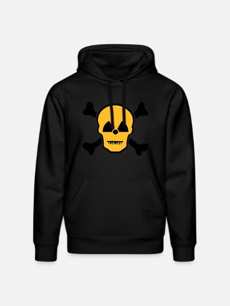 Atomic Skull - Stanley/Stella DRUMMER Unisex Organic Hoodie - black