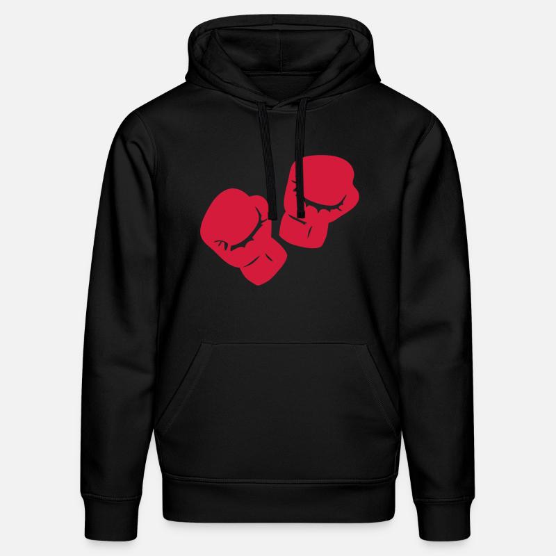 gant boxe boxing - Sweat à capuche bio DRUMMER Stanley/Stella Unisexe - noir