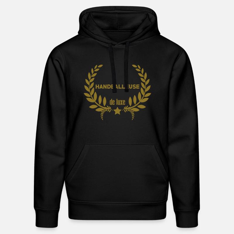 Handball / Handballeur / Handballeuse / Hand - Sweat à capuche bio DRUMMER Stanley/Stella Unisexe - noir