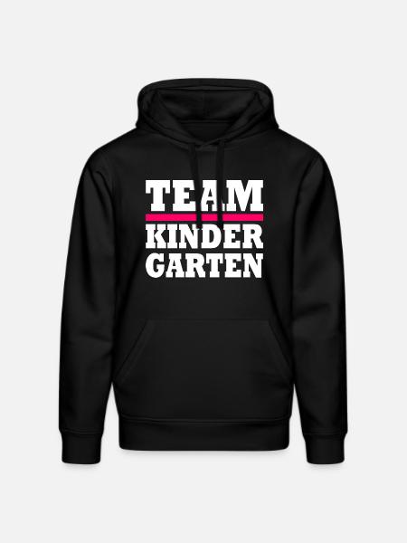 Team kindergarten - Stanley/Stella Unisex Bio-Hoodie DRUMMER  - Schwarz