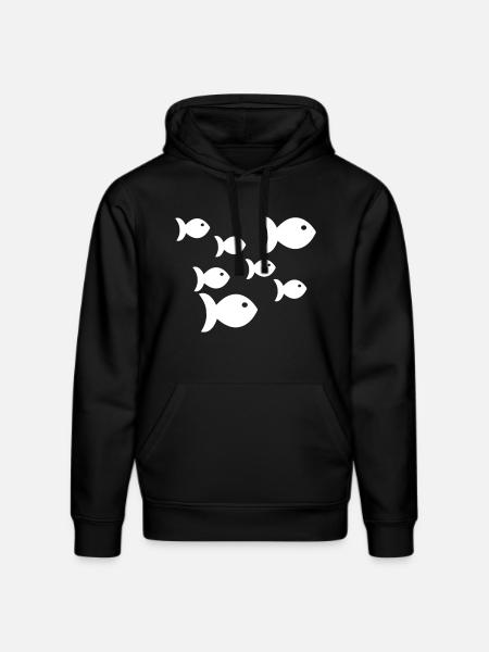 Pisces - Stanley/Stella DRUMMER Unisex Organic Hoodie - black