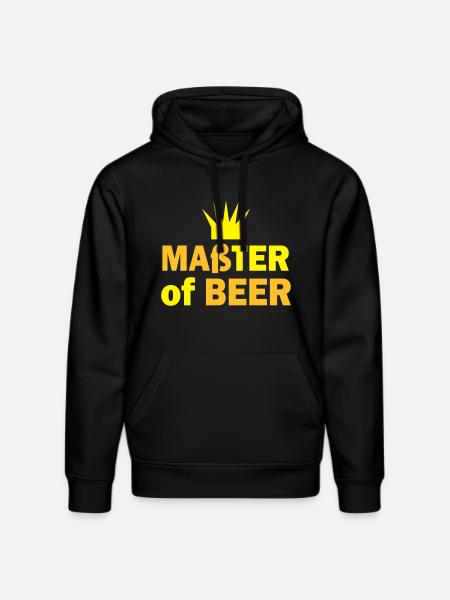 maß bier - Stanley/Stella Unisex Bio-Hoodie DRUMMER - Schwarz
