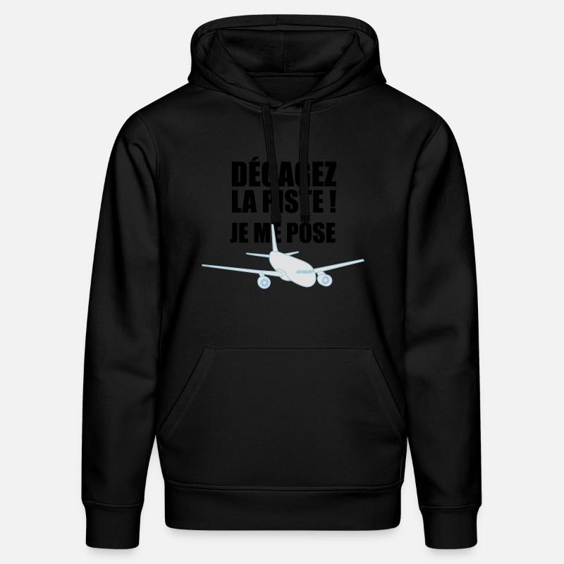 JE ME POSE ! - Sweat à capuche bio DRUMMER Stanley/Stella Unisexe - noir