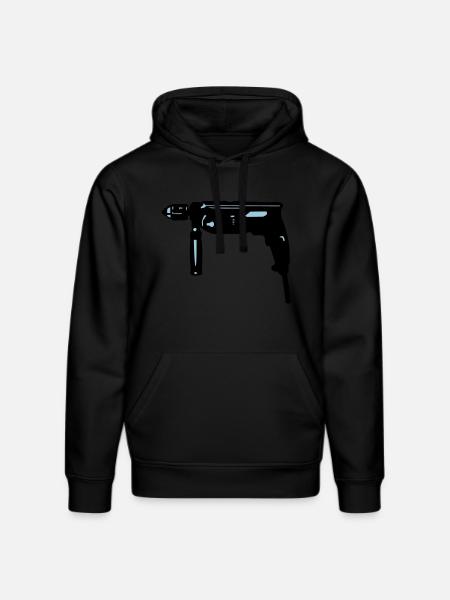 Drill - Stanley/Stella DRUMMER Unisex Organic Hoodie - black