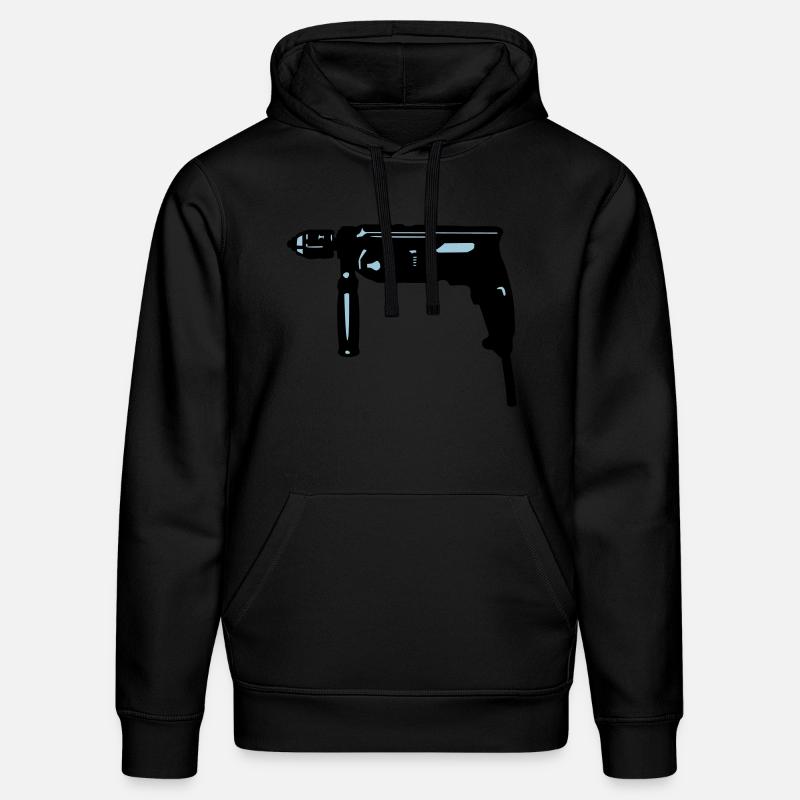 foret - Sweat à capuche bio DRUMMER Stanley/Stella Unisexe - noir