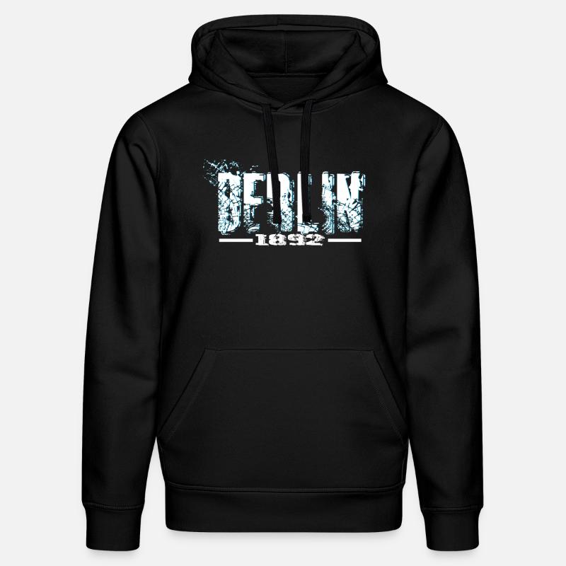 Berlin - Stanley/Stella Unisex Bio-Hoodie DRUMMER  - Schwarz