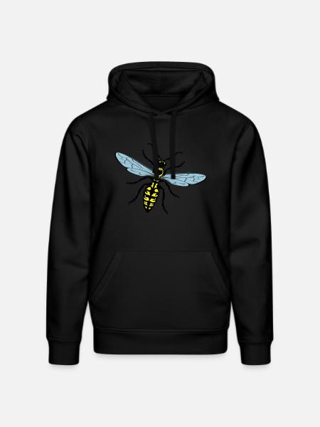 Hornisse - Stanley/Stella Unisex Bio-Hoodie DRUMMER - Schwarz