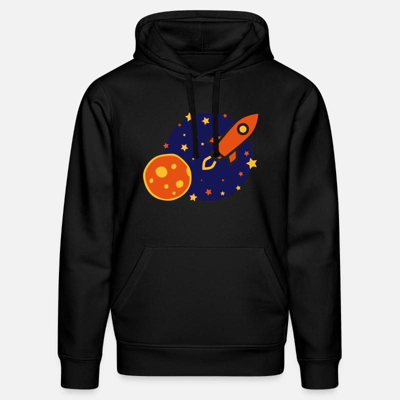 fusée - Sweat à capuche bio DRUMMER Stanley/Stella Unisexe - noir