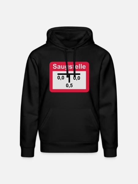 Saugstelle - Stanley/Stella Unisex Bio-Hoodie DRUMMER  - Schwarz