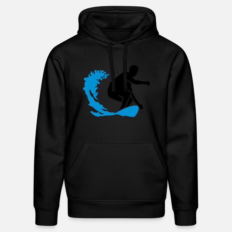 Surf - Sweat à capuche bio DRUMMER Stanley/Stella Unisexe - noir