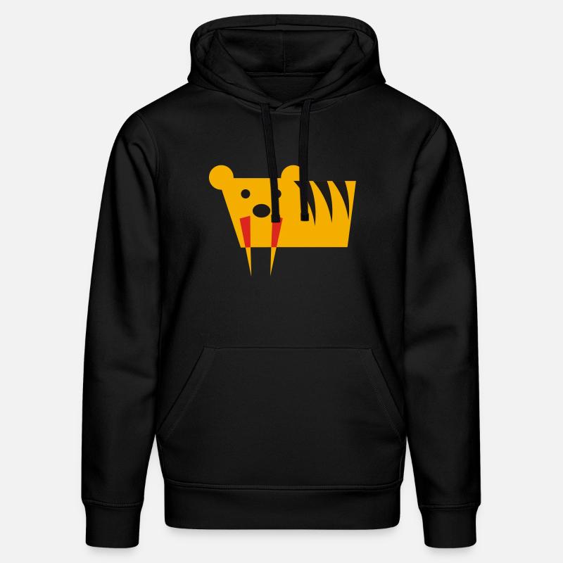 Säbelzahntiger - Stanley/Stella Unisex Bio-Hoodie DRUMMER  - Schwarz