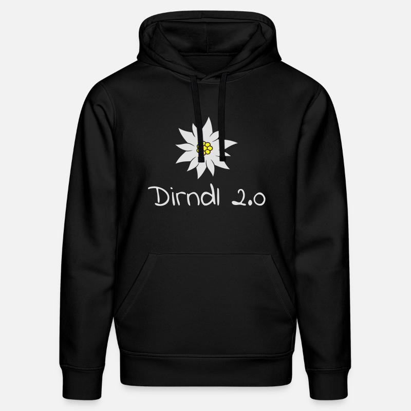 dirndl 2.0 - Sweat à capuche bio DRUMMER Stanley/Stella Unisexe - noir