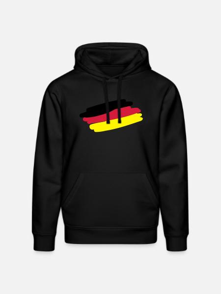 germany_flag_f3 - Sweat à capuche bio DRUMMER Stanley/Stella Unisexe - noir