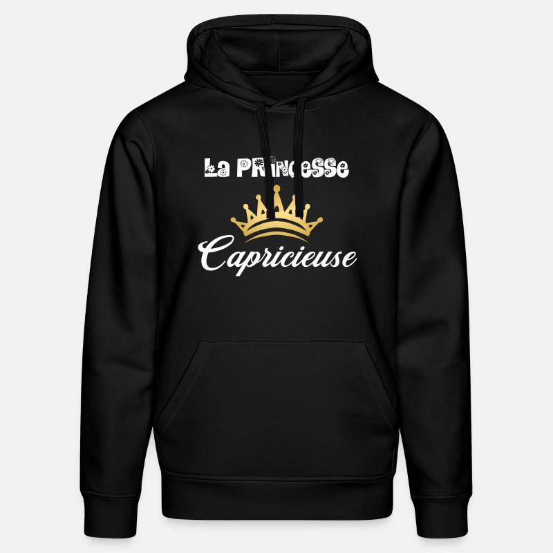 La princesse capricieuse - Sweat à capuche bio DRUMMER Stanley/Stella Unisexe - noir