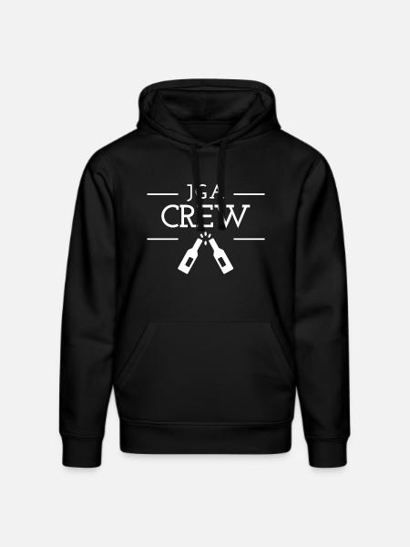 Bachelor Party Crew - Stanley/Stella DRUMMER Unisex Organic Hoodie - black