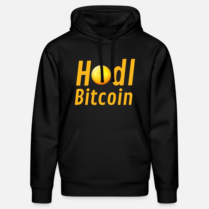 Hodl Bitcoin - Sweat à capuche bio DRUMMER Stanley/Stella Unisexe - noir