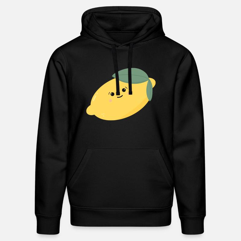 Citron Doux Kawaii - Sweat à capuche bio DRUMMER Stanley/Stella Unisexe - noir