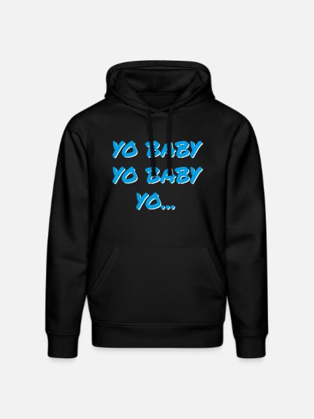 YO BABY YO BABY YO - Stanley/Stella Uniseks bio-hoodie DRUMMER  - zwart