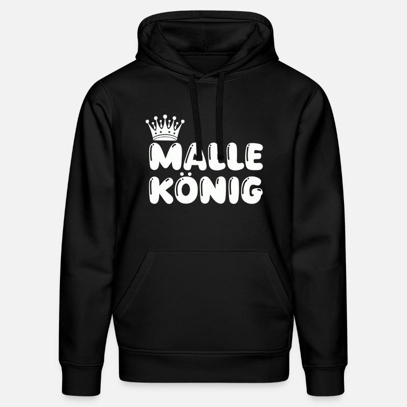 Malle König - Sweat à capuche bio DRUMMER Stanley/Stella Unisexe - noir