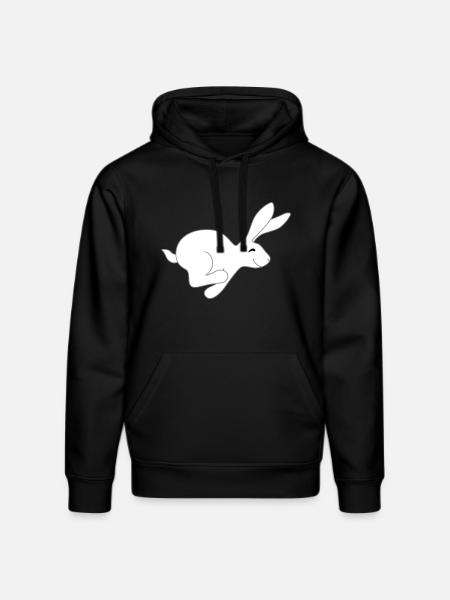 plus rapide lièvre - Sweat à capuche bio DRUMMER Stanley/Stella Unisexe - noir