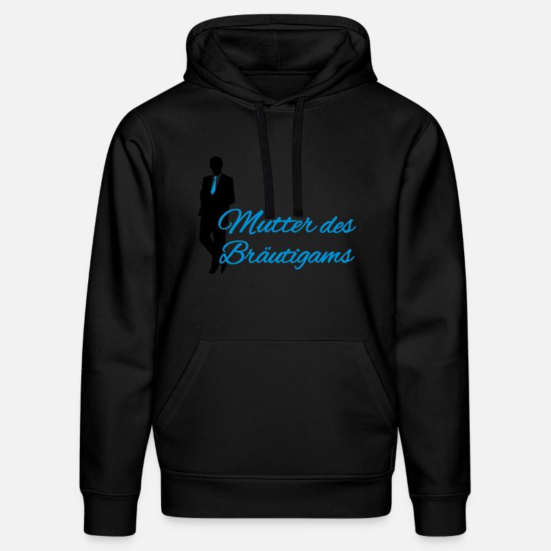 Mutter des Bräutigams - Stanley/Stella Unisex Bio-Hoodie DRUMMER  - Schwarz