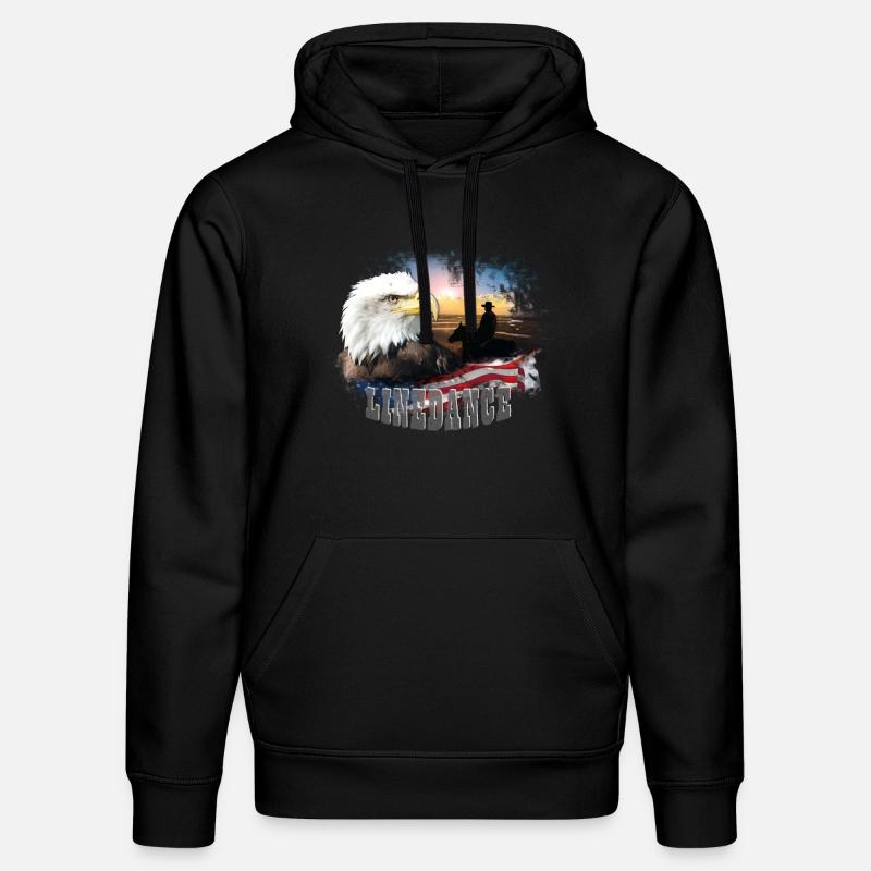 kl_linedance25a - Stanley/Stella Unisex Bio-Hoodie DRUMMER  - Schwarz