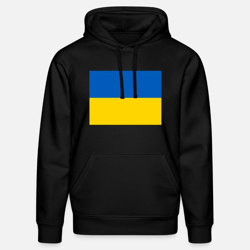 Drapeau de l’Ukraine - Sweat à capuche bio DRUMMER Stanley/Stella Unisexe - noir