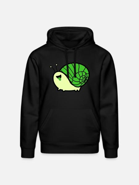 Snail Comic - Stanley/Stella DRUMMER Unisex Organic Hoodie - black
