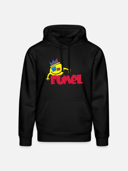 EUMEL - Stanley/Stella Unisex Bio-Hoodie DRUMMER - Schwarz