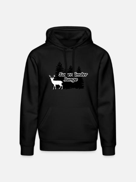 Sauerländer Junge - Stanley/Stella Unisex Bio-Hoodie DRUMMER - Schwarz